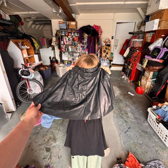 H&M Vegan Leather Zip Up Skirt Size 10 - Picture 2 of 4